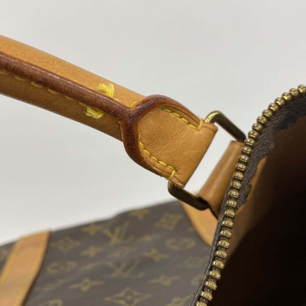 LOUIS VUITTON Brown Monogram Keepall 55 Boston Bag - Picture 10 of 13